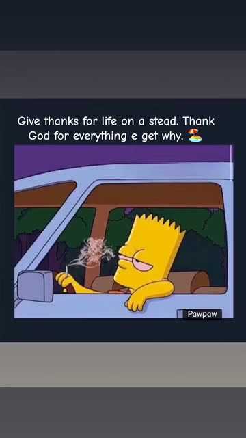 bart stop giving the dog cigarettes Non-smoking characters having a smoke : r/TheSimpsons Bart Simpson Driving at Night