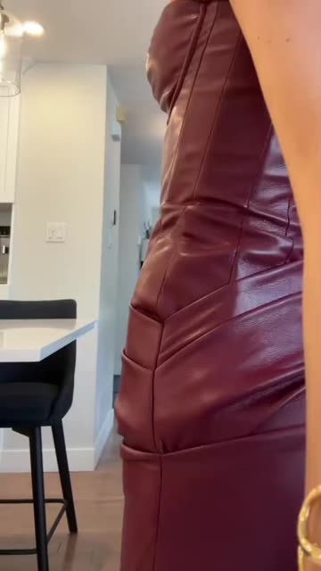 burgundy dress midi long sleeve retrofete James Dress main image 0