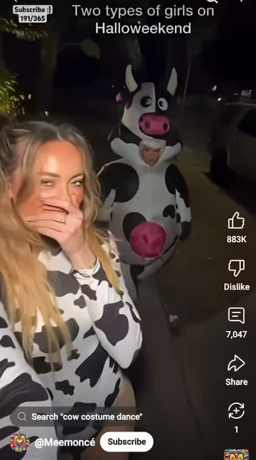 Inflatable Cow Costume Videos