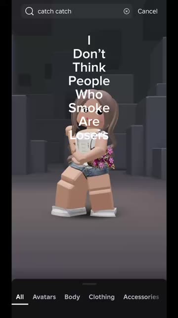 cigarette roblox avatar What is your avatar's opinion on cigarettes and smoking? : r/RobloxAvatars Calafiori On Roblox Smoke Sticker