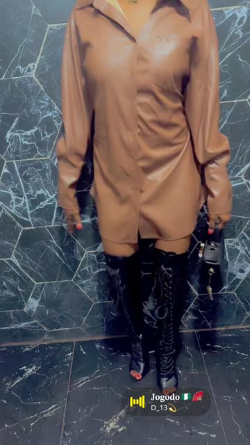 brown leather dress outfit ideas White Bow Tie Blouse with Brown Mini Dress & Leather Boots To look elegant  and beautiful at work, here is an outfit that can do just that and is quite  easy to