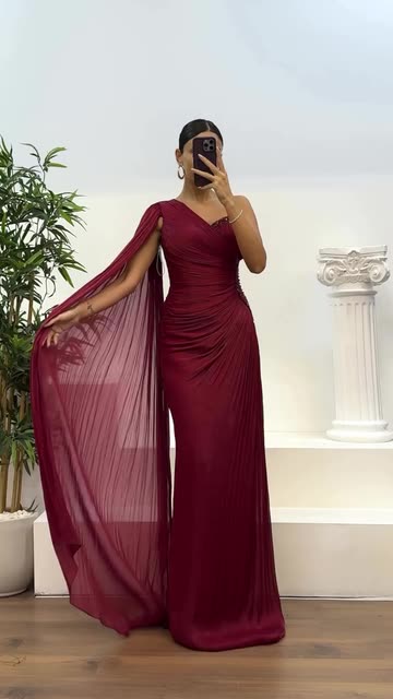 ikea furniture dressing table Yellow Prom Dresses,Prom Dress with Pockets,Prom Dress with Train,Modern Prom Dress,PD00214, US16 / Burgundy main image 0